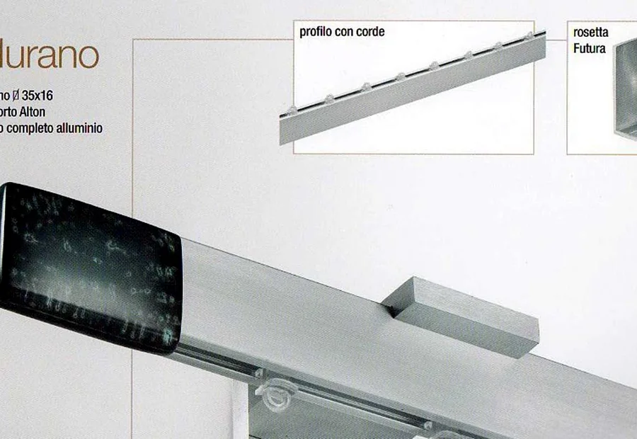 Sistema moderno per tende e schermature